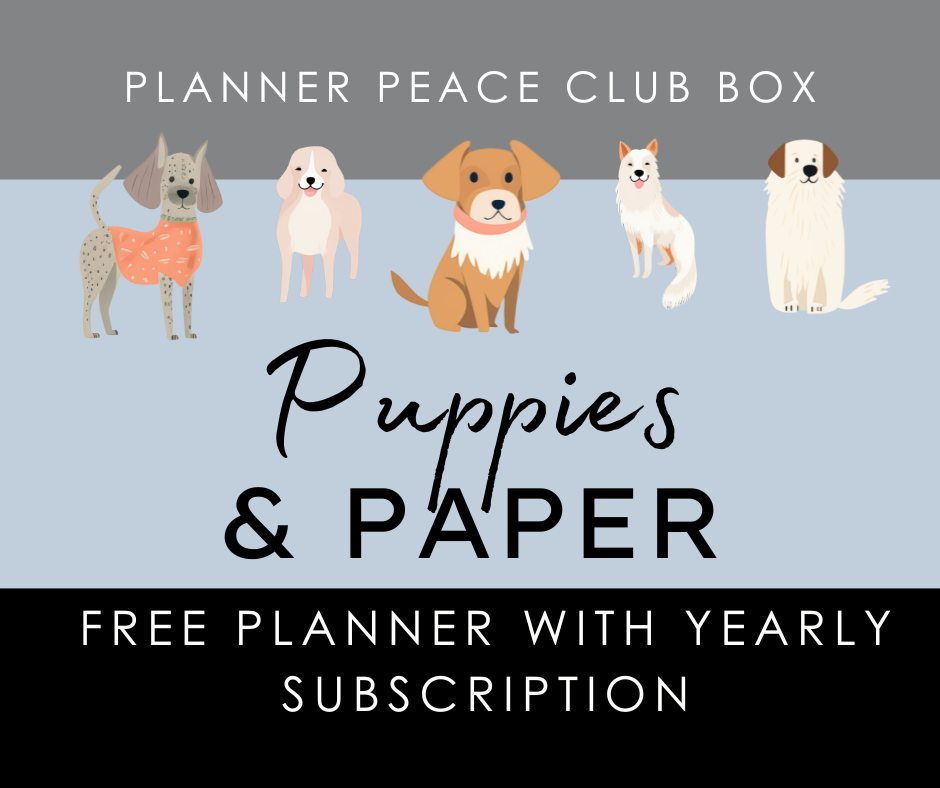 Planner Peace Club - annual membership, save 10%