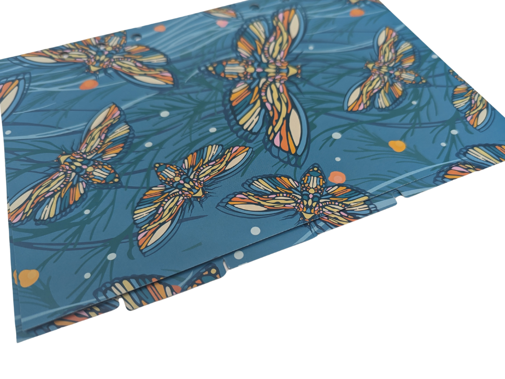 A5 Dividers "Nocturna" -  6 tab