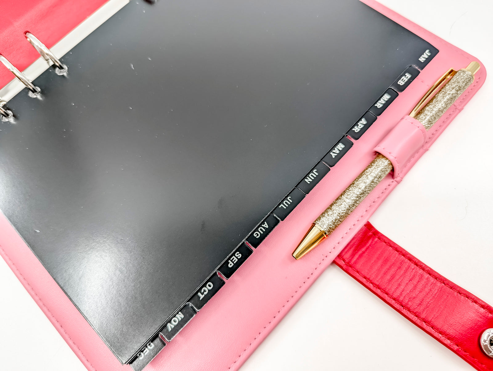 A5 Monthly Dividers  - Black