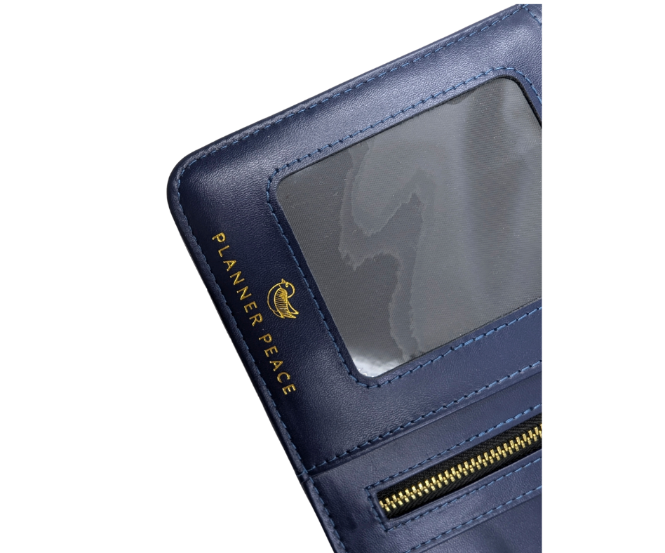Classic Navy Quilted A5 Planner