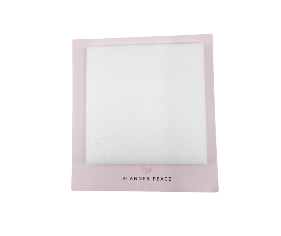 Glitter Transparent Sticky Notes