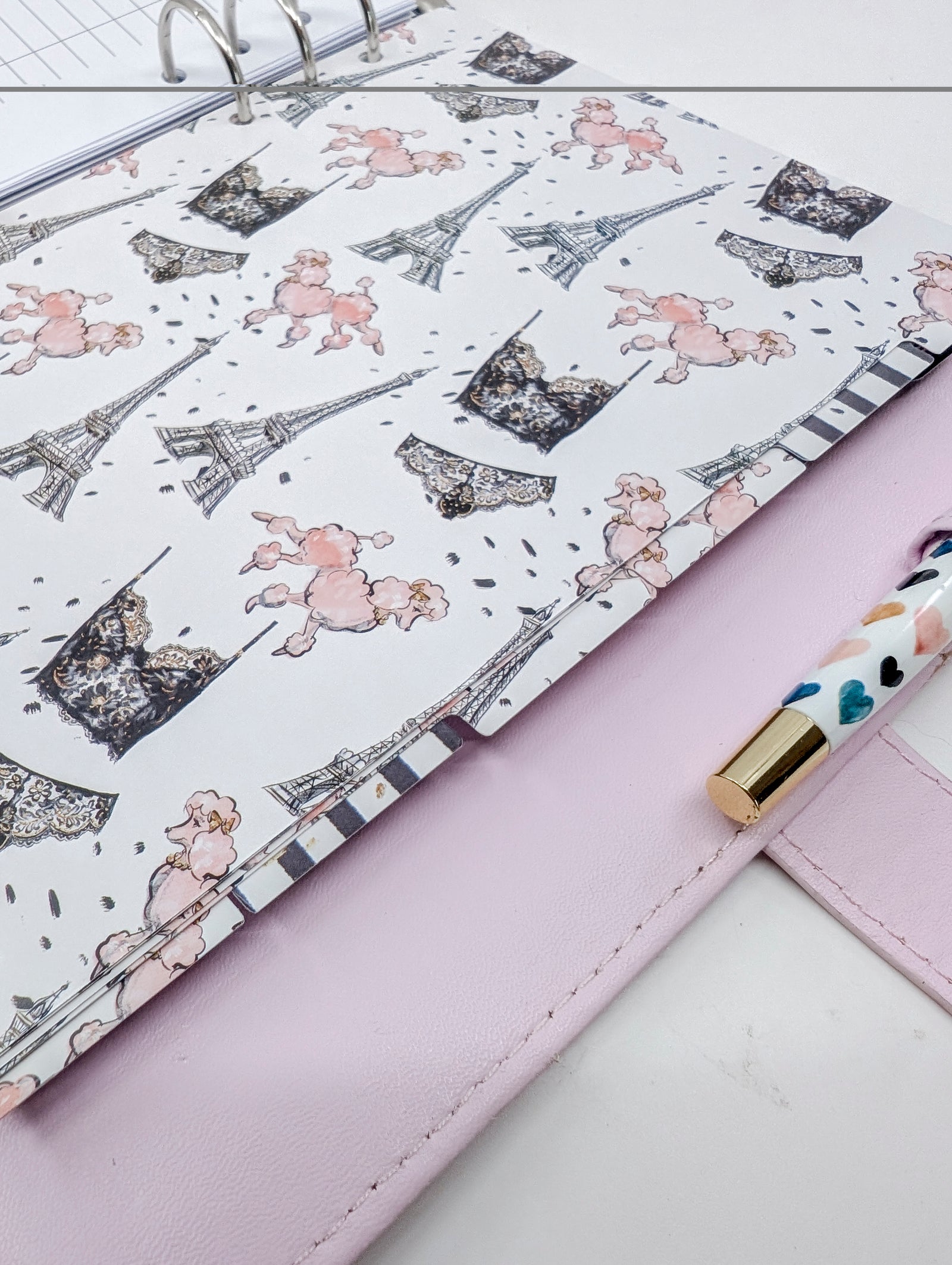 A5 Oui Oui Paris - 6 blank tab dividers