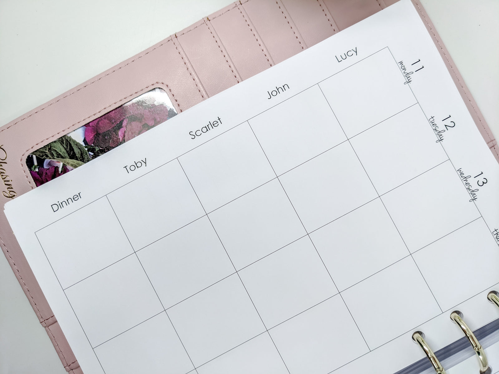 Planner Peace Australia A5 planner family or study planner