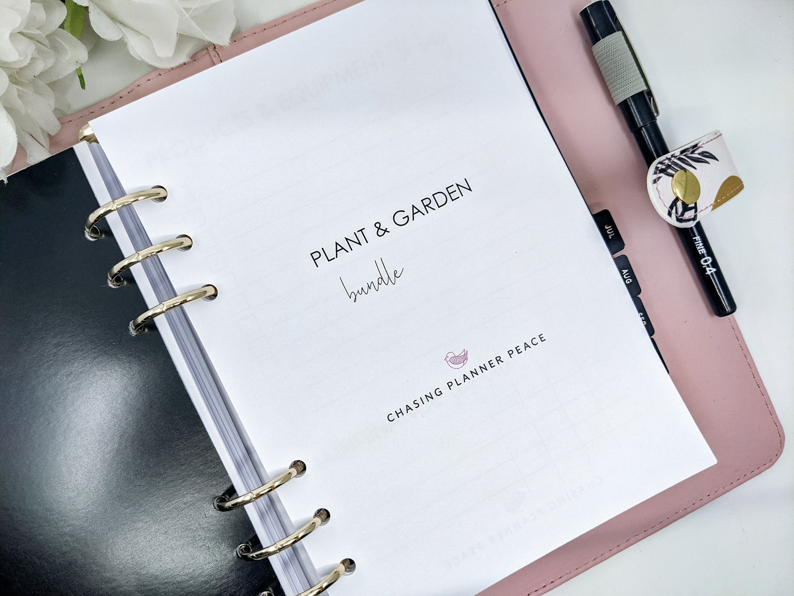 A5 gardening planner inserts