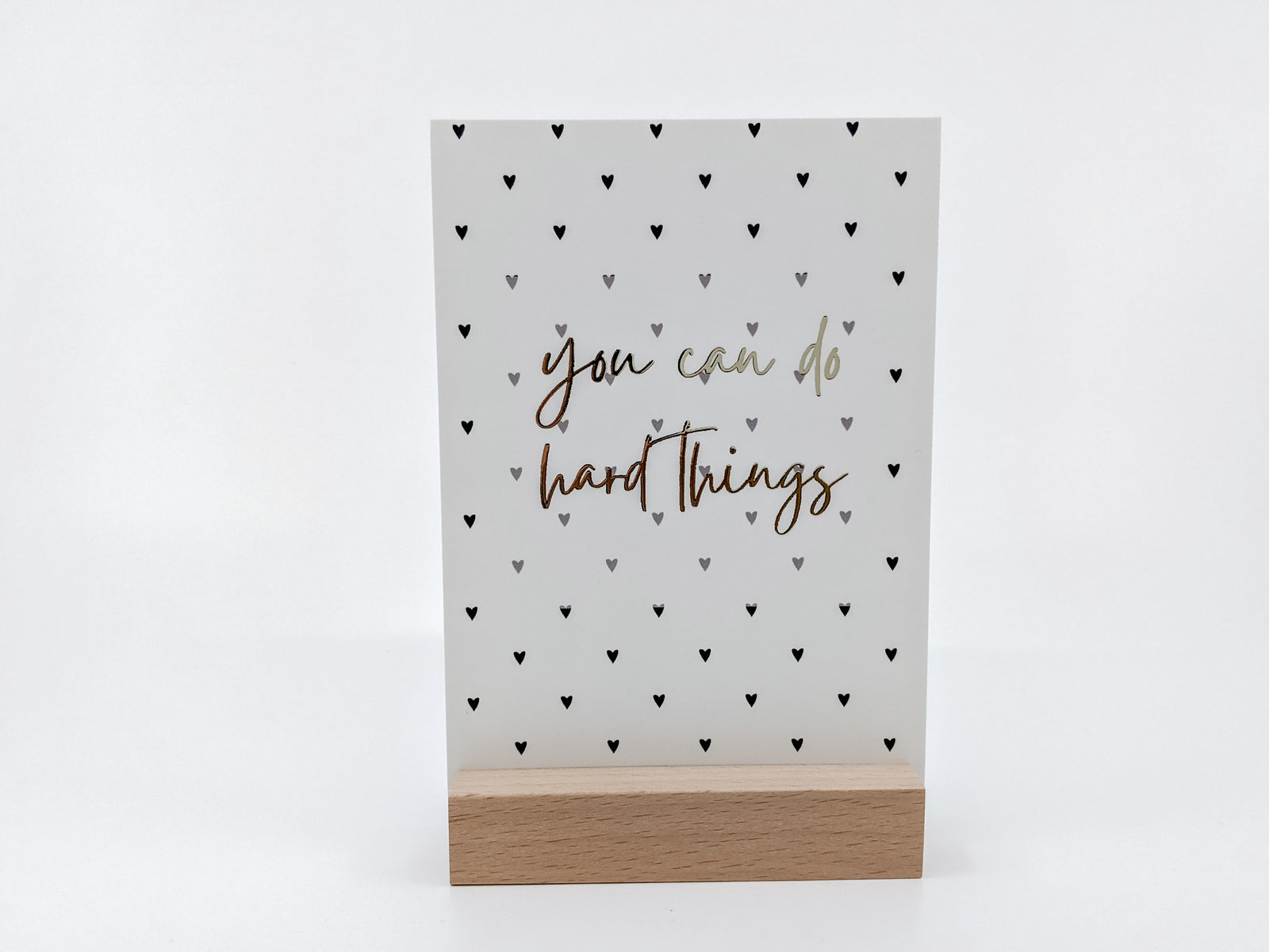Gold Foiled Inspiration Cards & Stand
