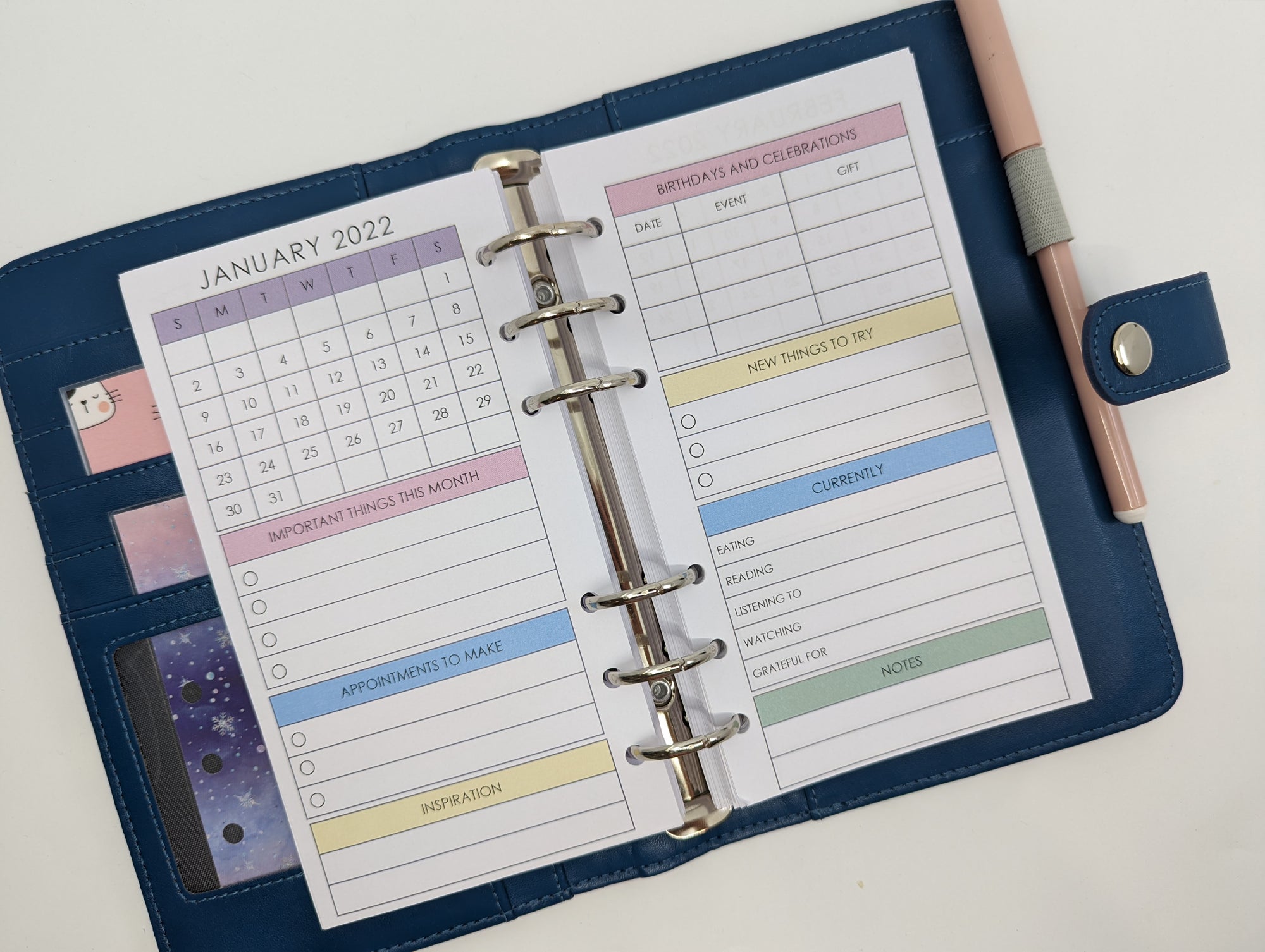 Monthly Planner Refills by Planner Peace Australia