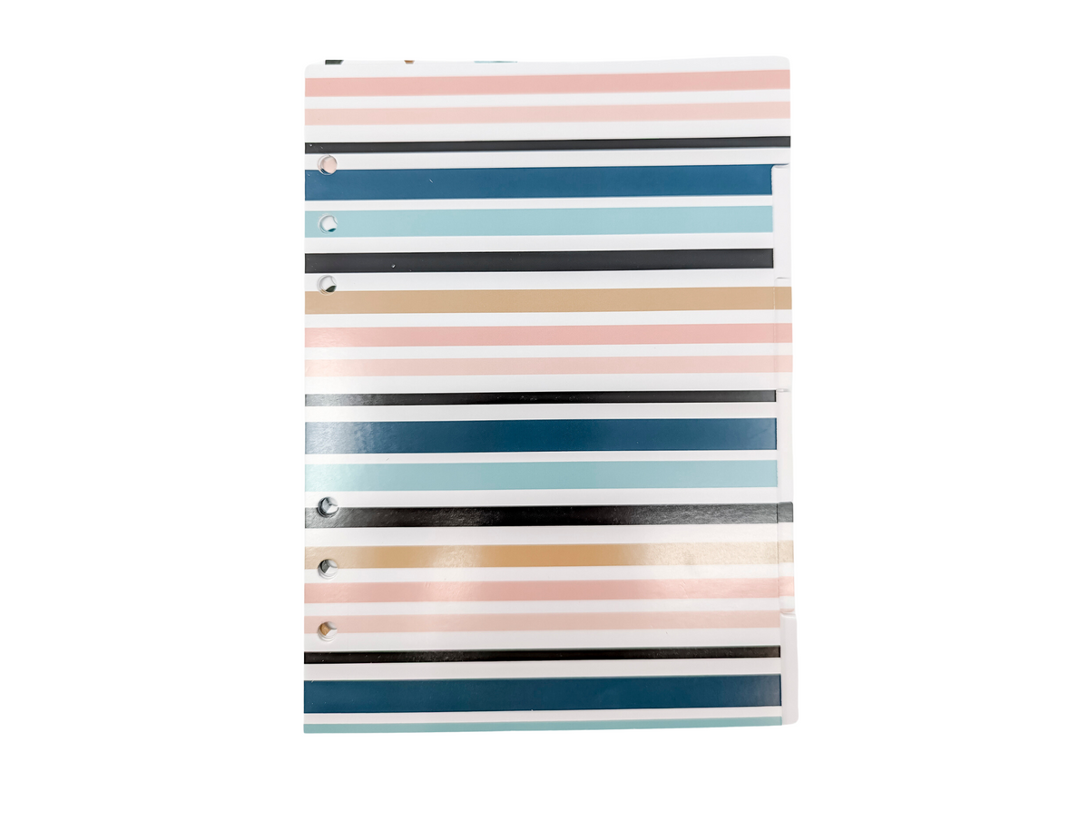 A5 Dividers &quot;Jewel Stripe&quot; - 6 tabs