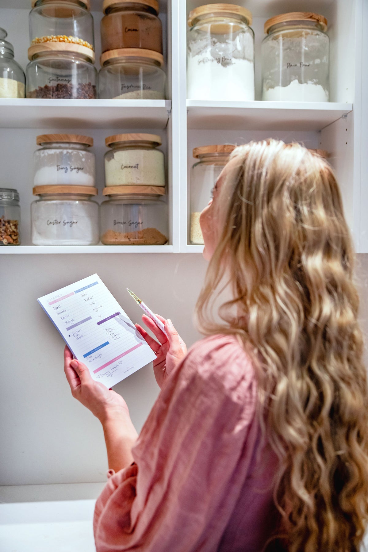 A5 Groceries Notepad