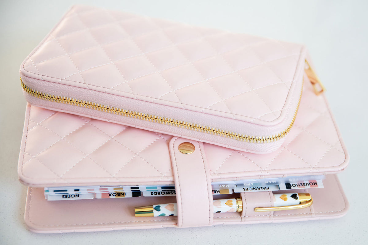 Cotton Candy Quilted A5 Planner - RESTOCKED