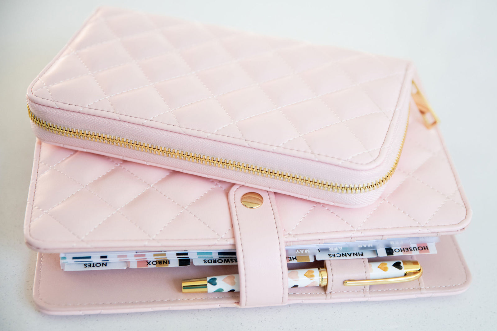 Cotton Candy Quilted A5 Planner - RESTOCKED
