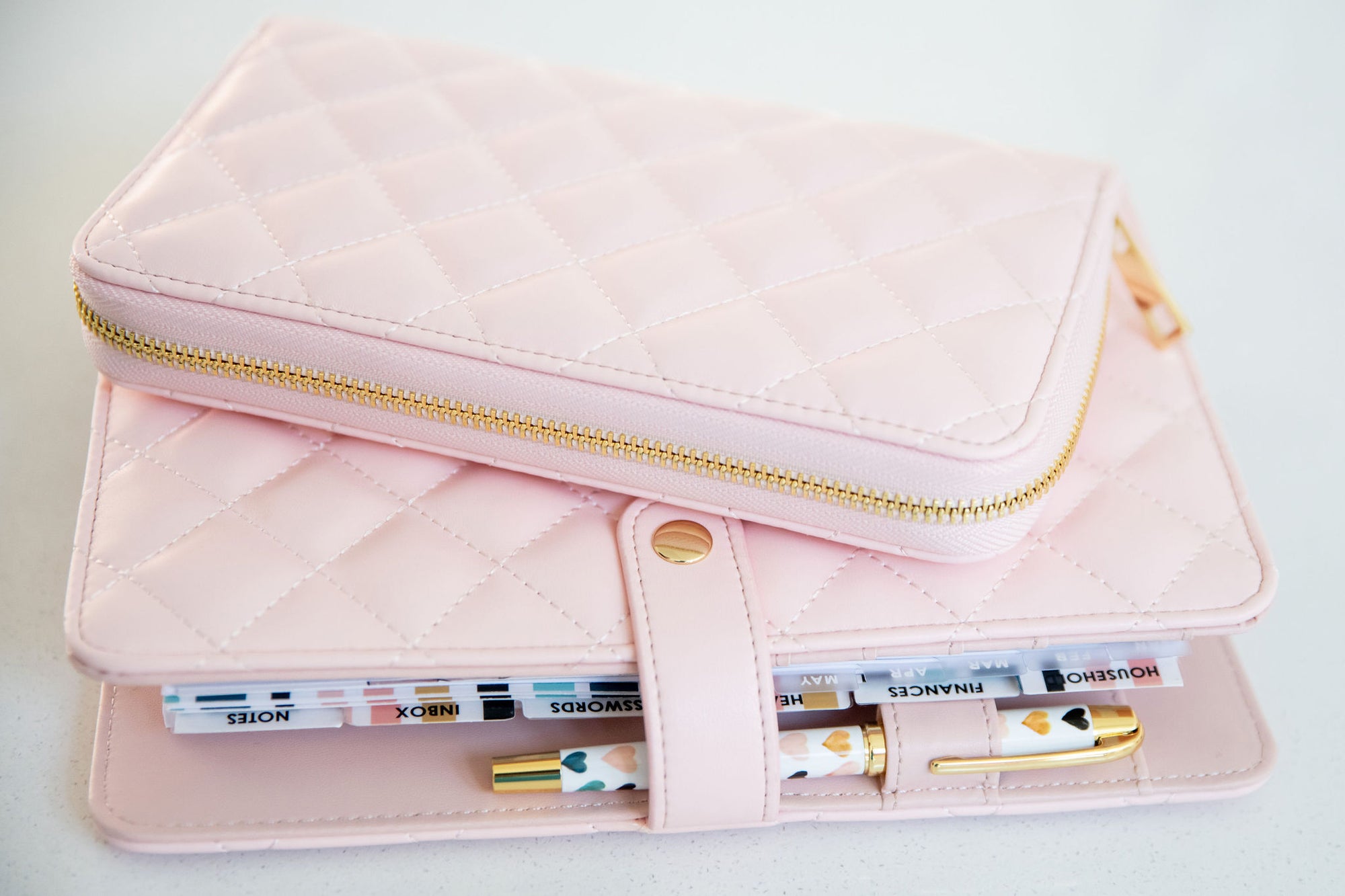 Cotton Candy Quilted A5 Planner