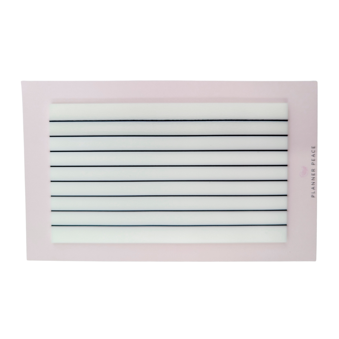 Transparent Lined Sticky Notes