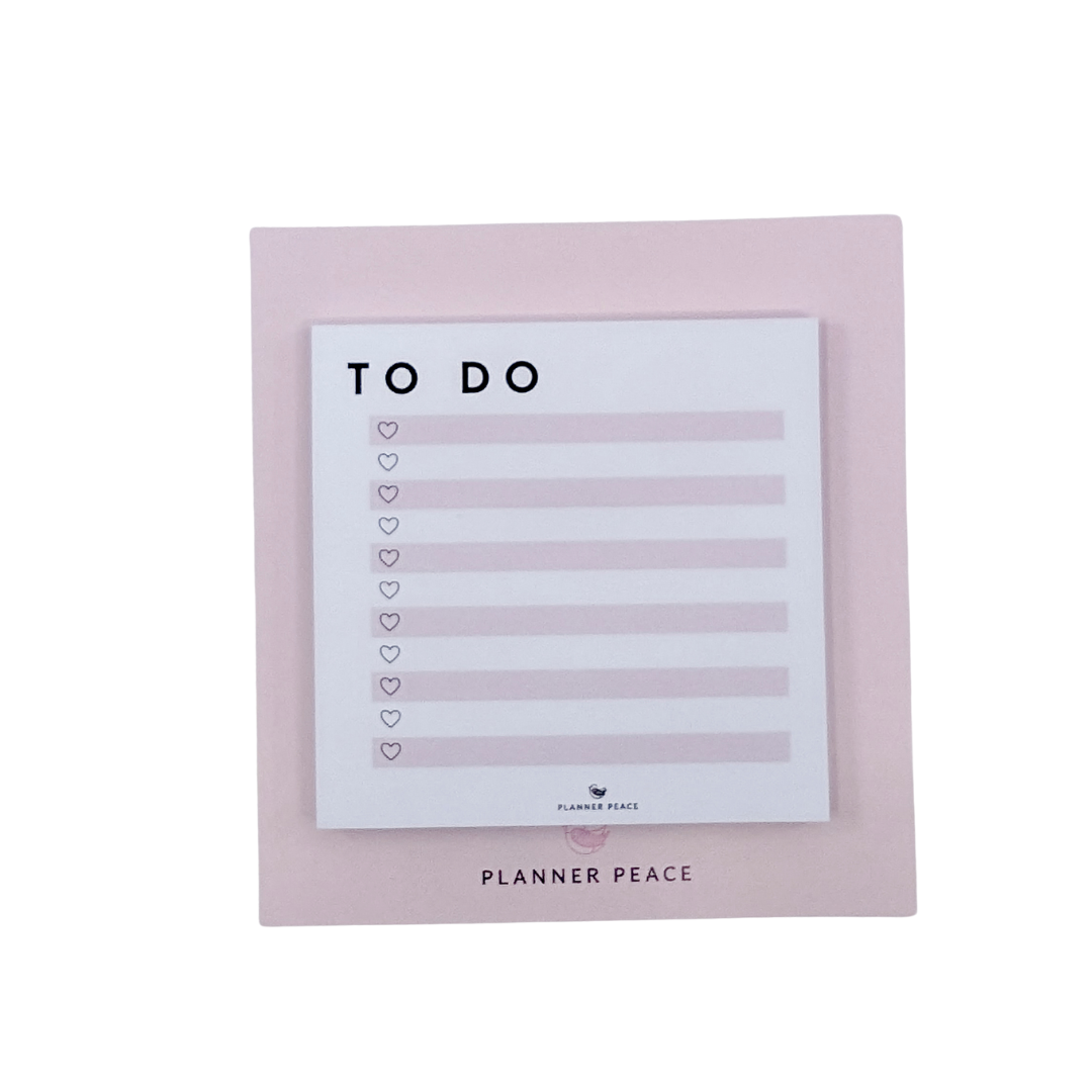 Cute To Do List Sticky Notes - Planner Peace