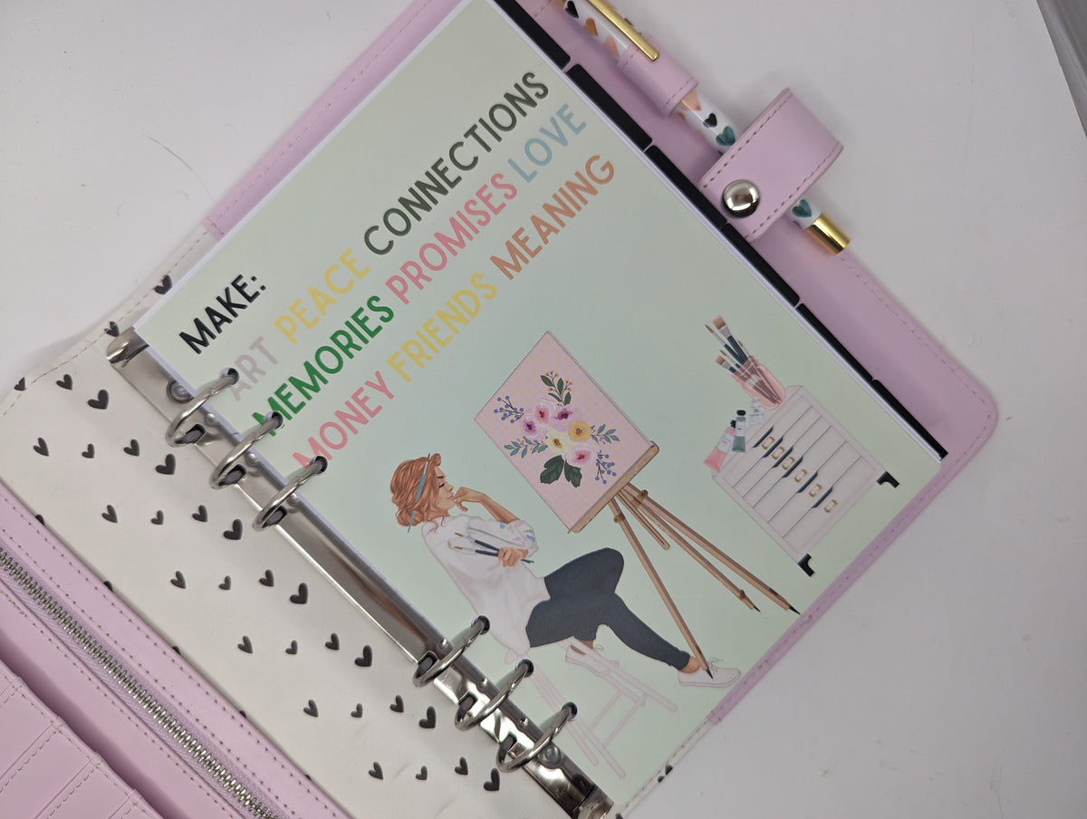 Create Planner Dashboard (A5 size)