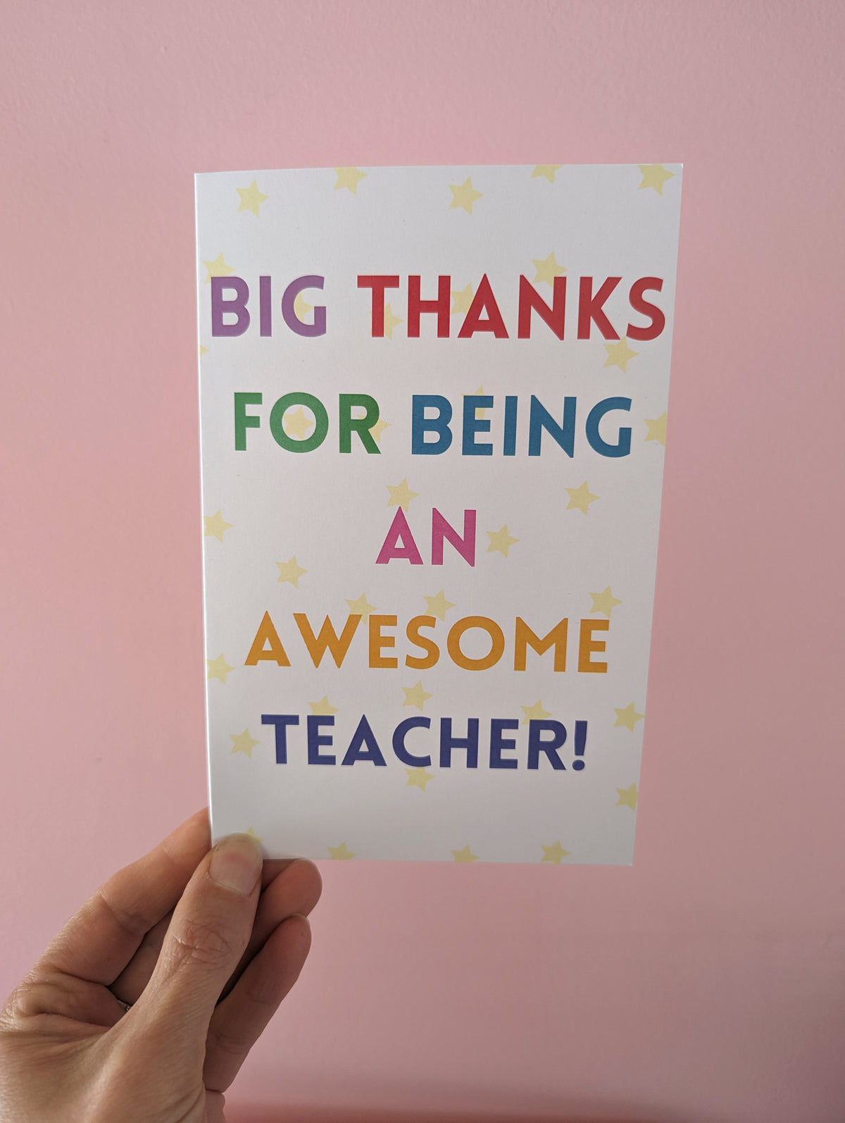Awesome Teacher Greeting Card