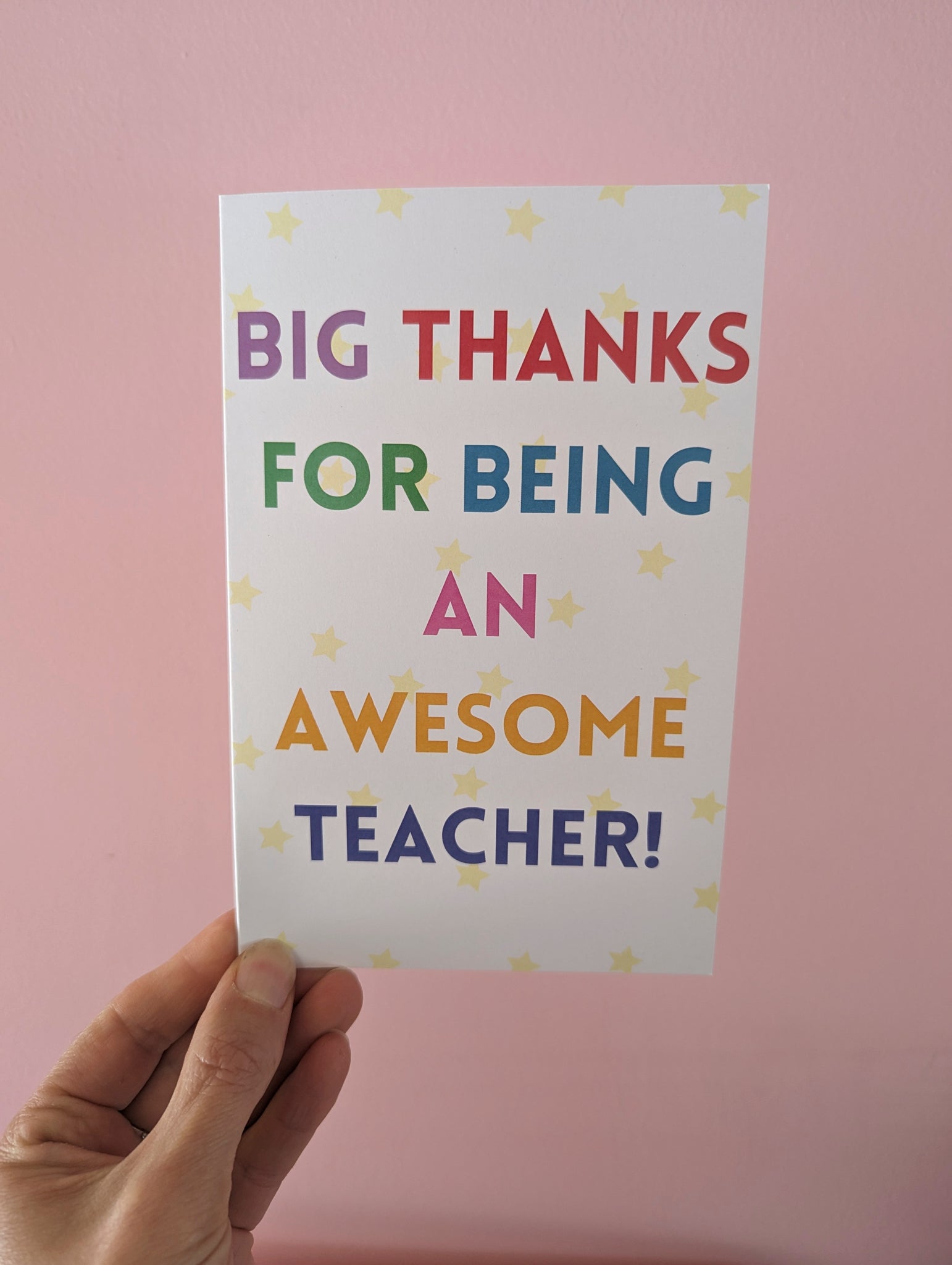 Awesome Teacher Greeting Card