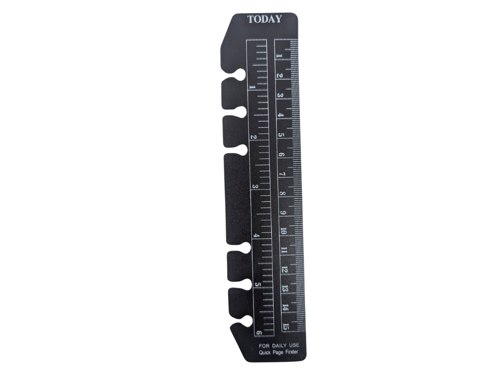 Black Planner ruler