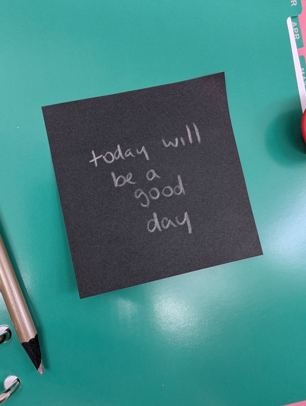 Peace Sticky Notes Black Sticky Notes - Planner Peace