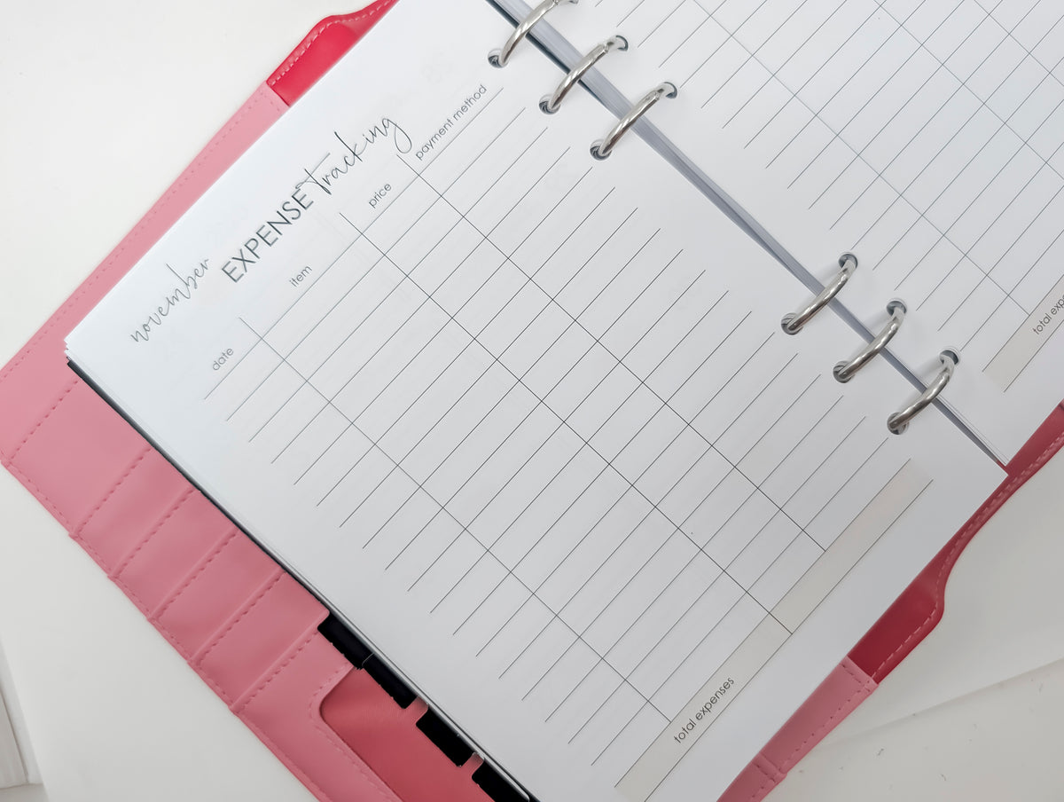 Business Planner Bundle - Planner and Dividers included