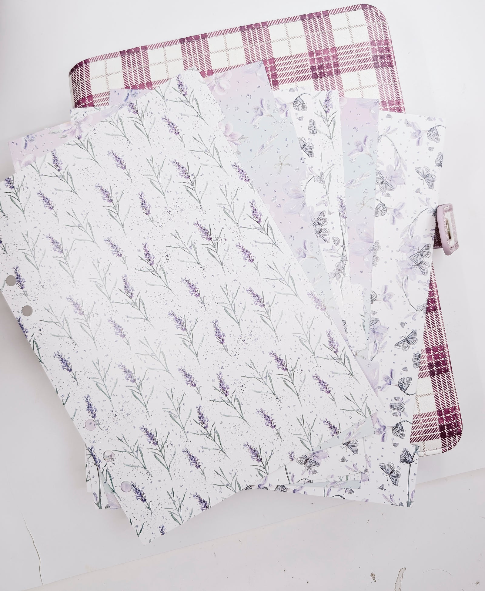 Lavender and Butterflies 6 Tab Dividers