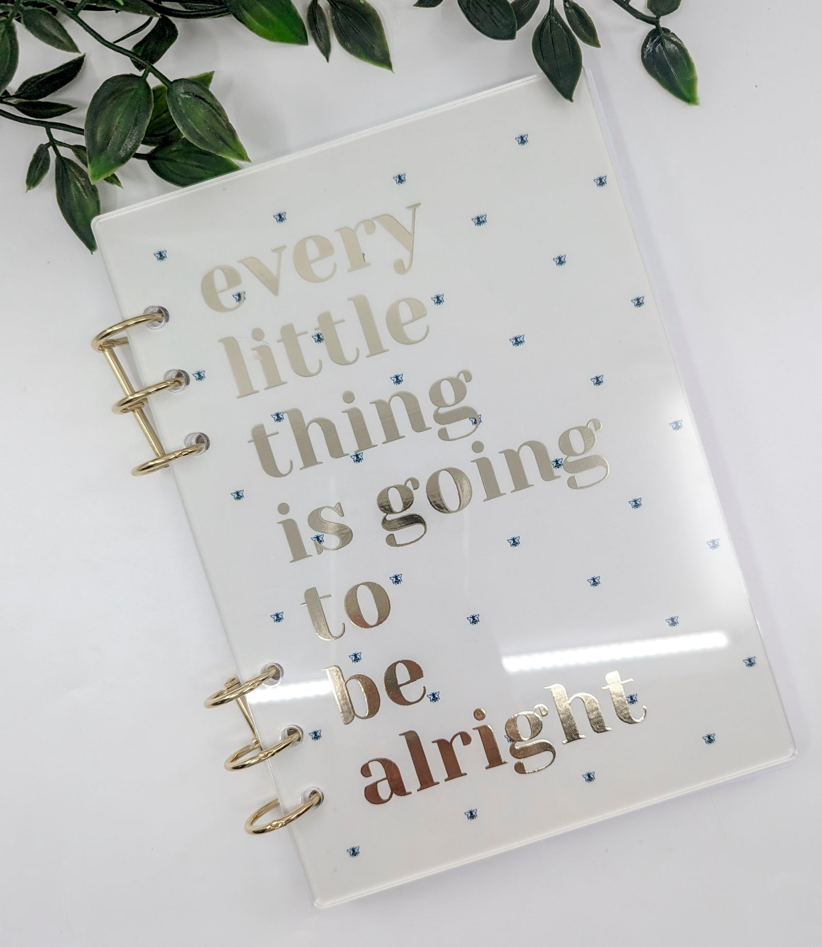 DIY Binder or Notebook Kit - Back and Front Cover and Binder Rings