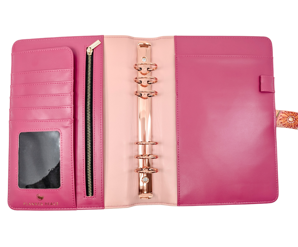 Flower Dreaming - 6 ring A5 Planner cover