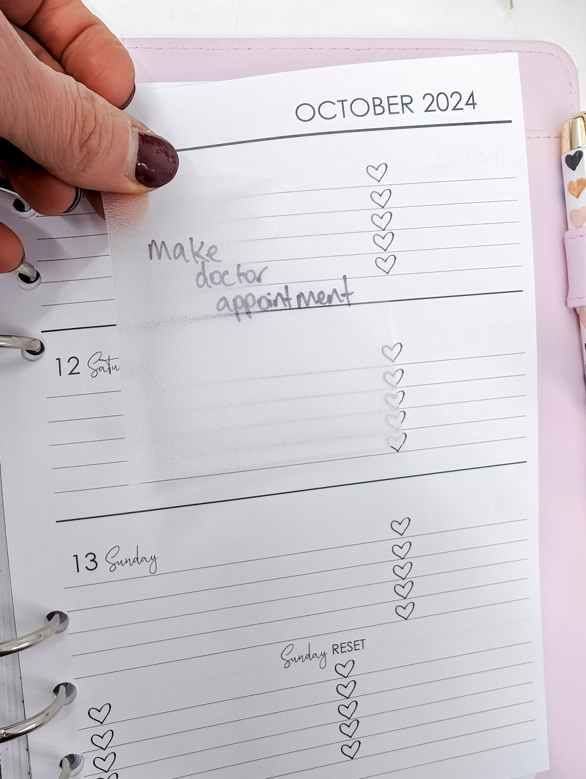 Glitter Transparent Sticky Notes