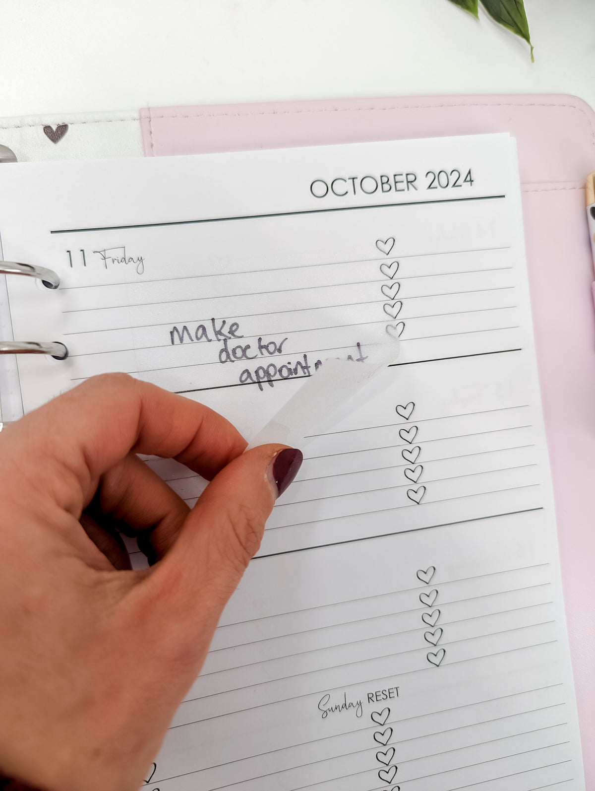 Glitter Transparent Sticky Notes