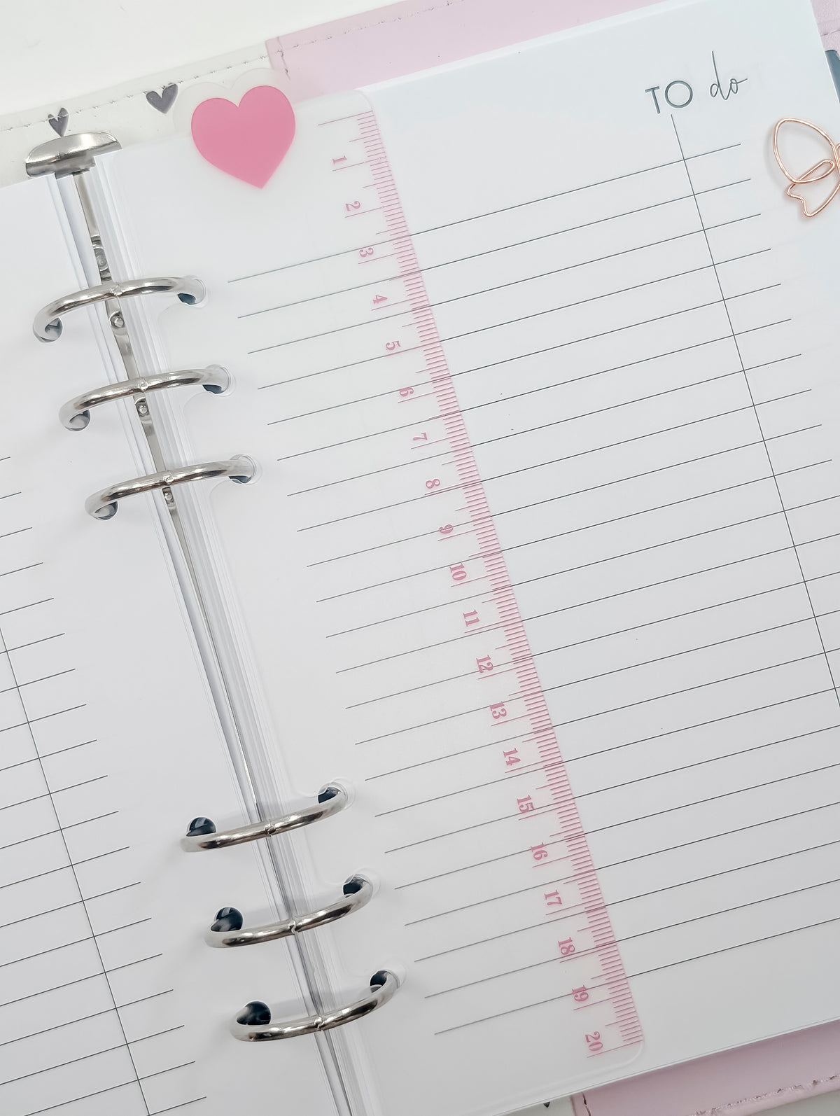 Heart Large Planner ruler