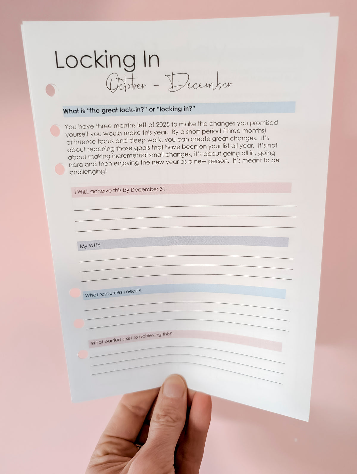 A5 Locking In Insert (Digital Download)