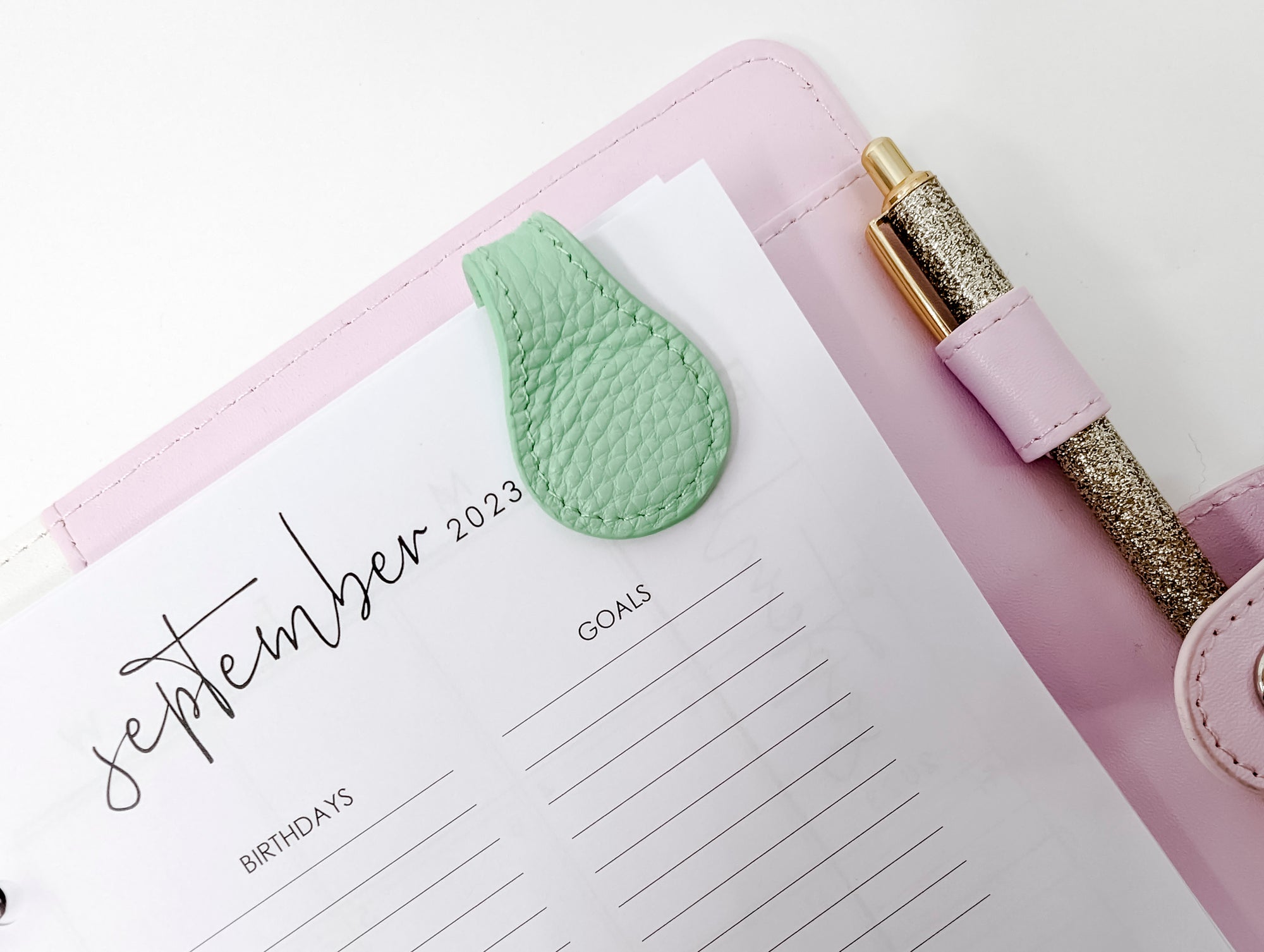 Magnetic Page Marker - Mint