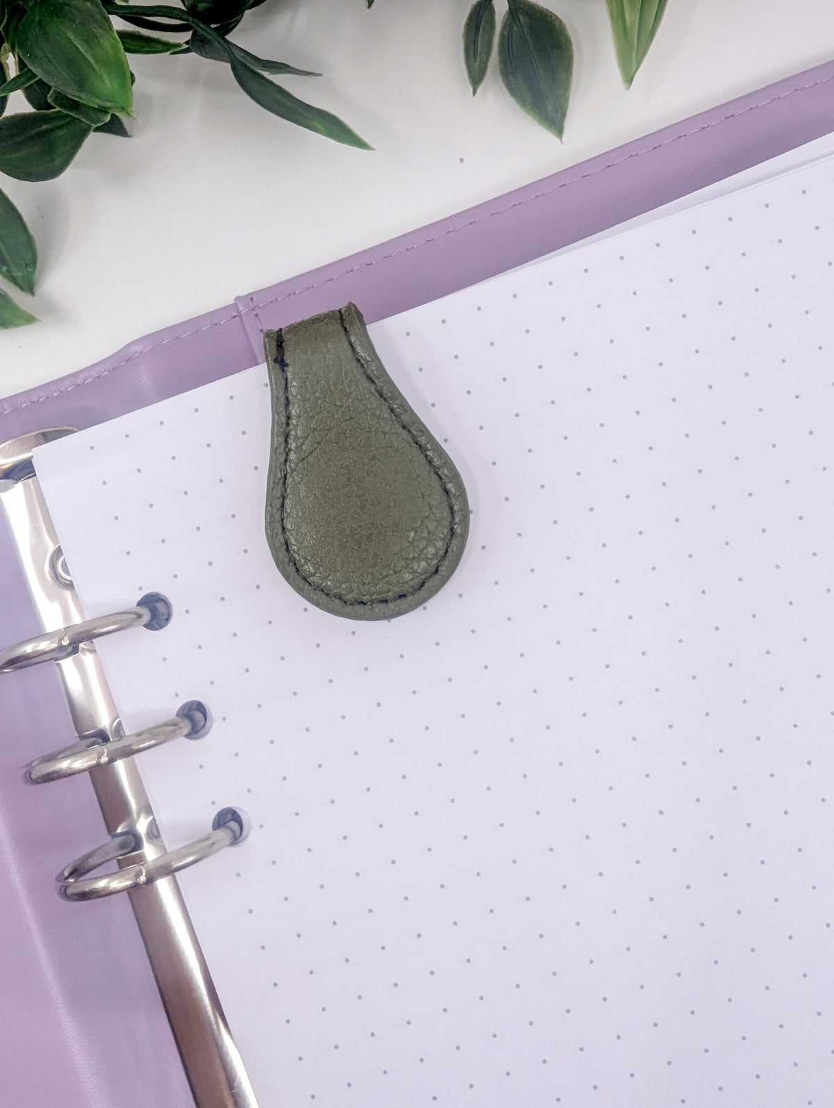 Magnetic Page Marker - Moss Green