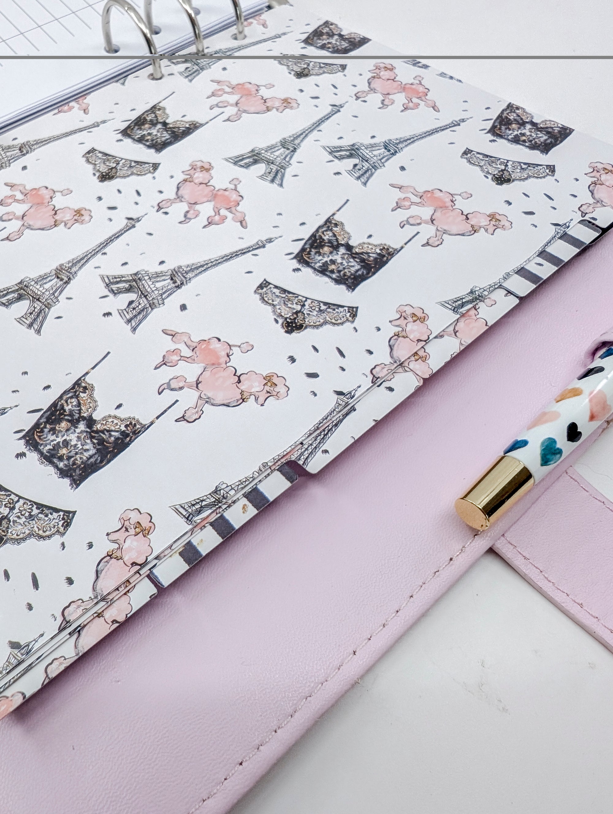 A5 Oui Oui Paris - 6 blank tab dividers