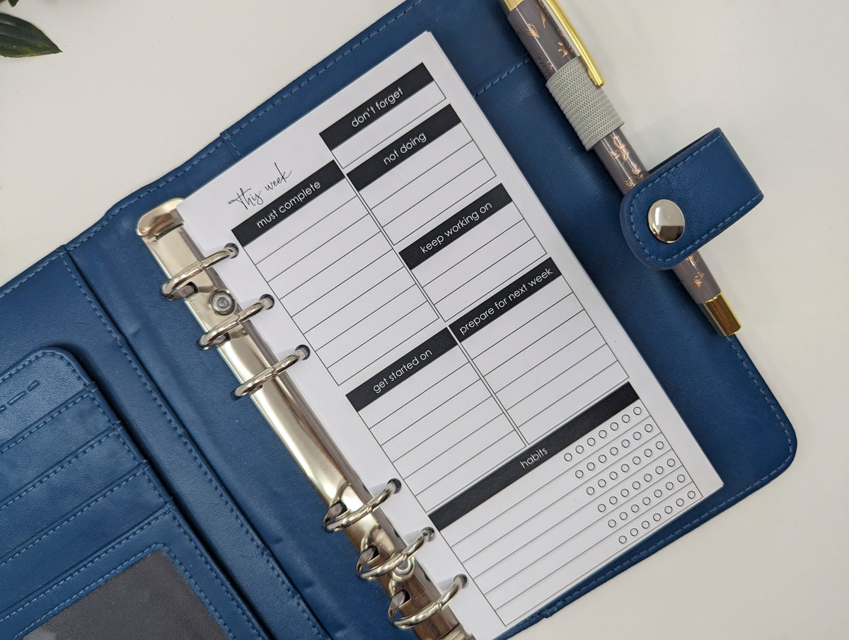 Personal size &quot;This Week&quot; Planner Inserts