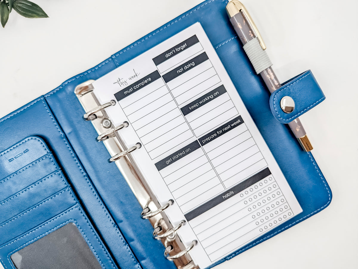 Personal size &quot;This Week&quot; Planner Inserts