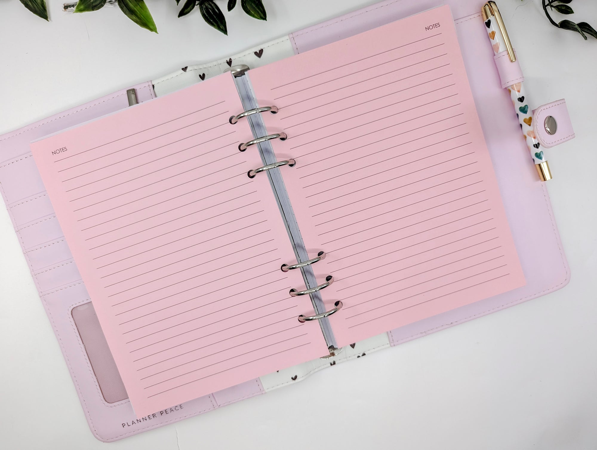Coloured 125gsm plain notepaper