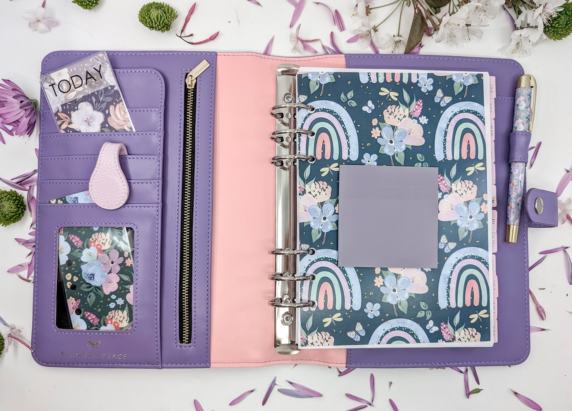 Purple Orchid A5 Planner