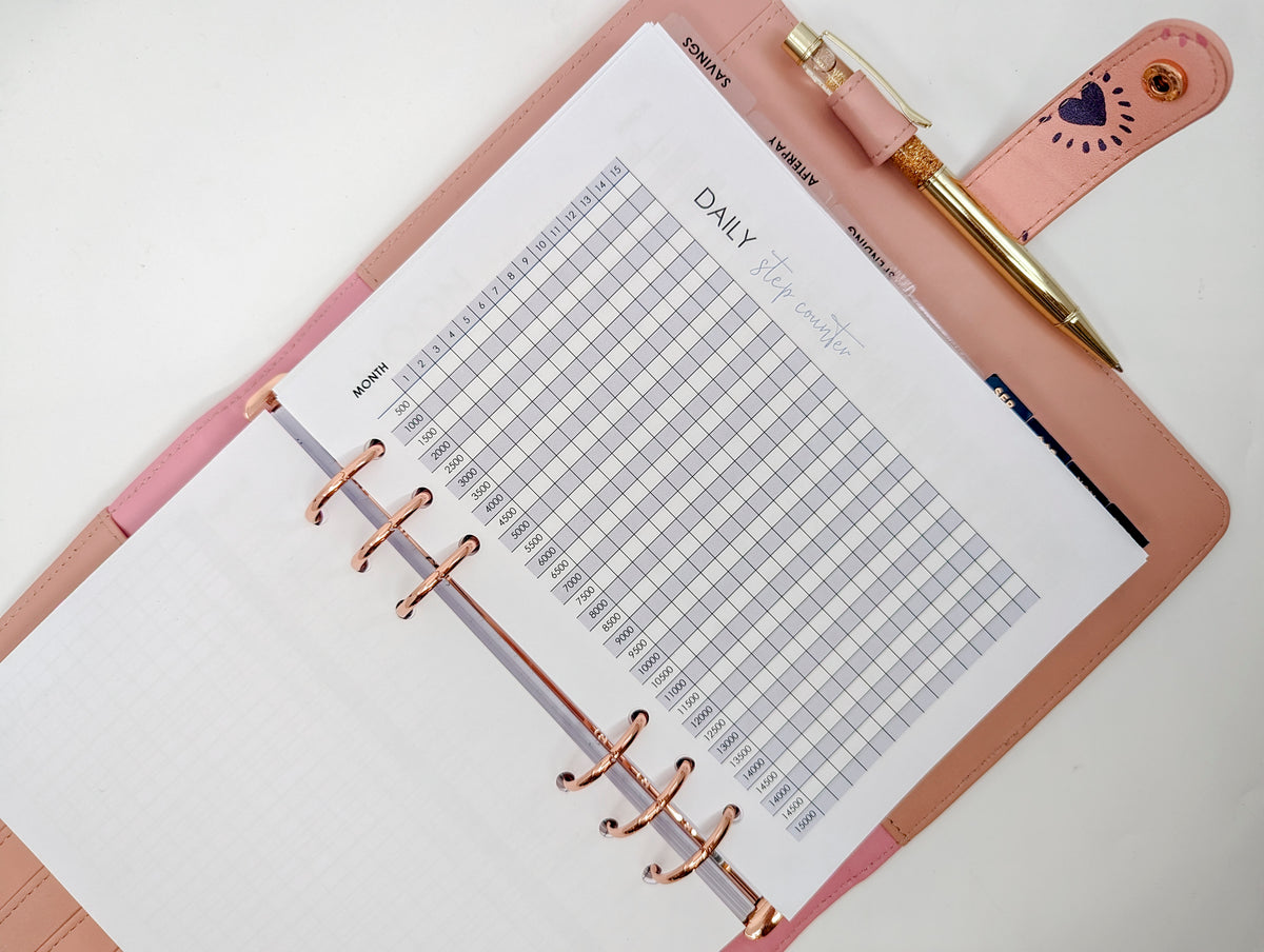 A5 Daily Step Trackers