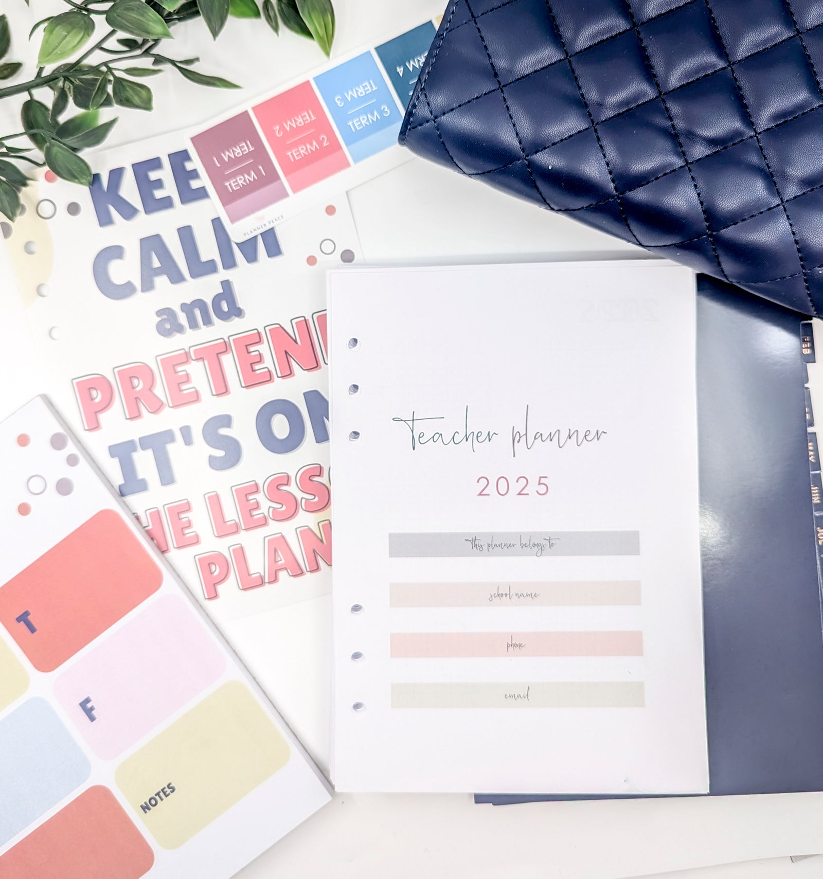 Teacher Planner Insert Pack (2025)