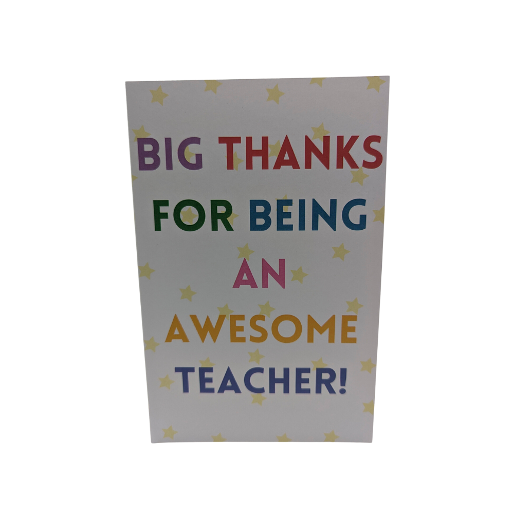 Awesome Teacher Greeting Card