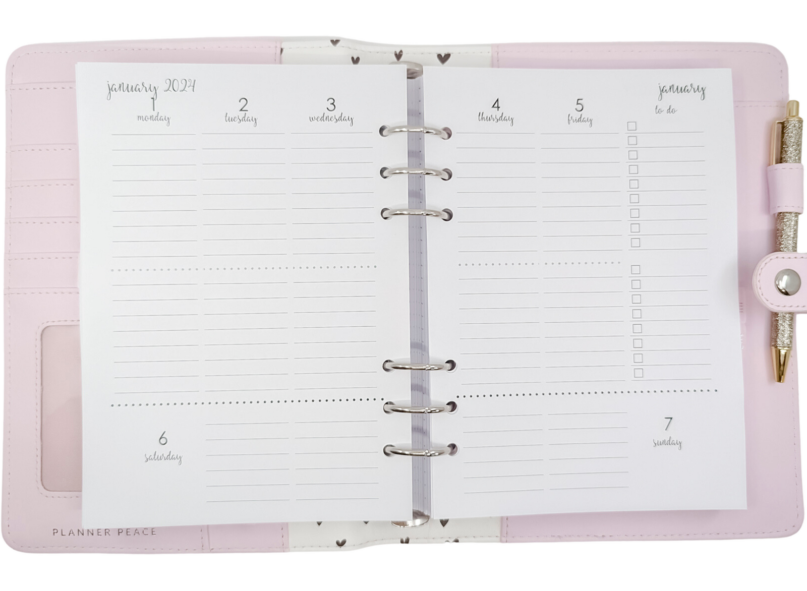A5 Planner Refill for Kikki.K and Filofax planners