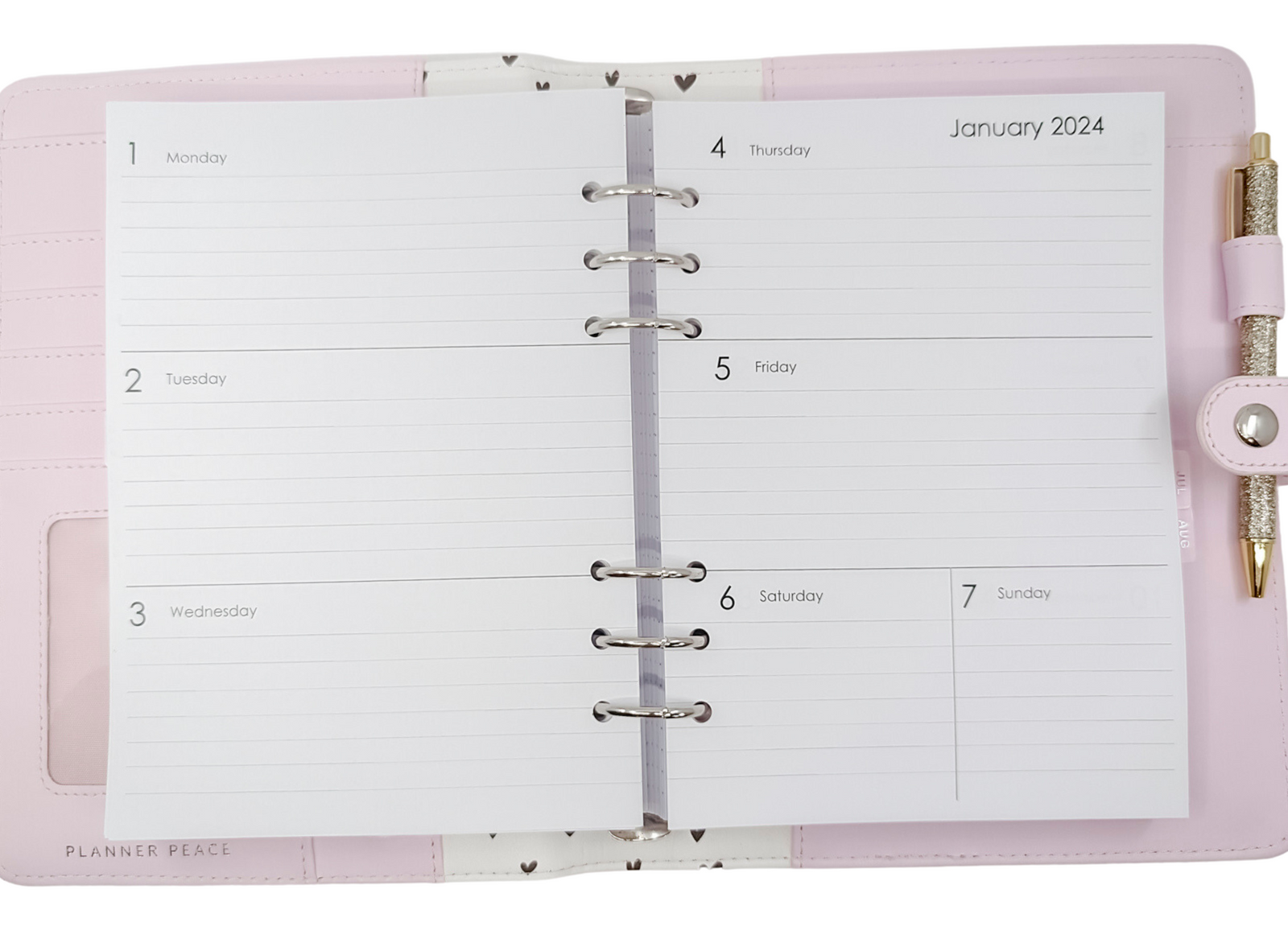 A5 Refill - Monthly Planner Inserts
