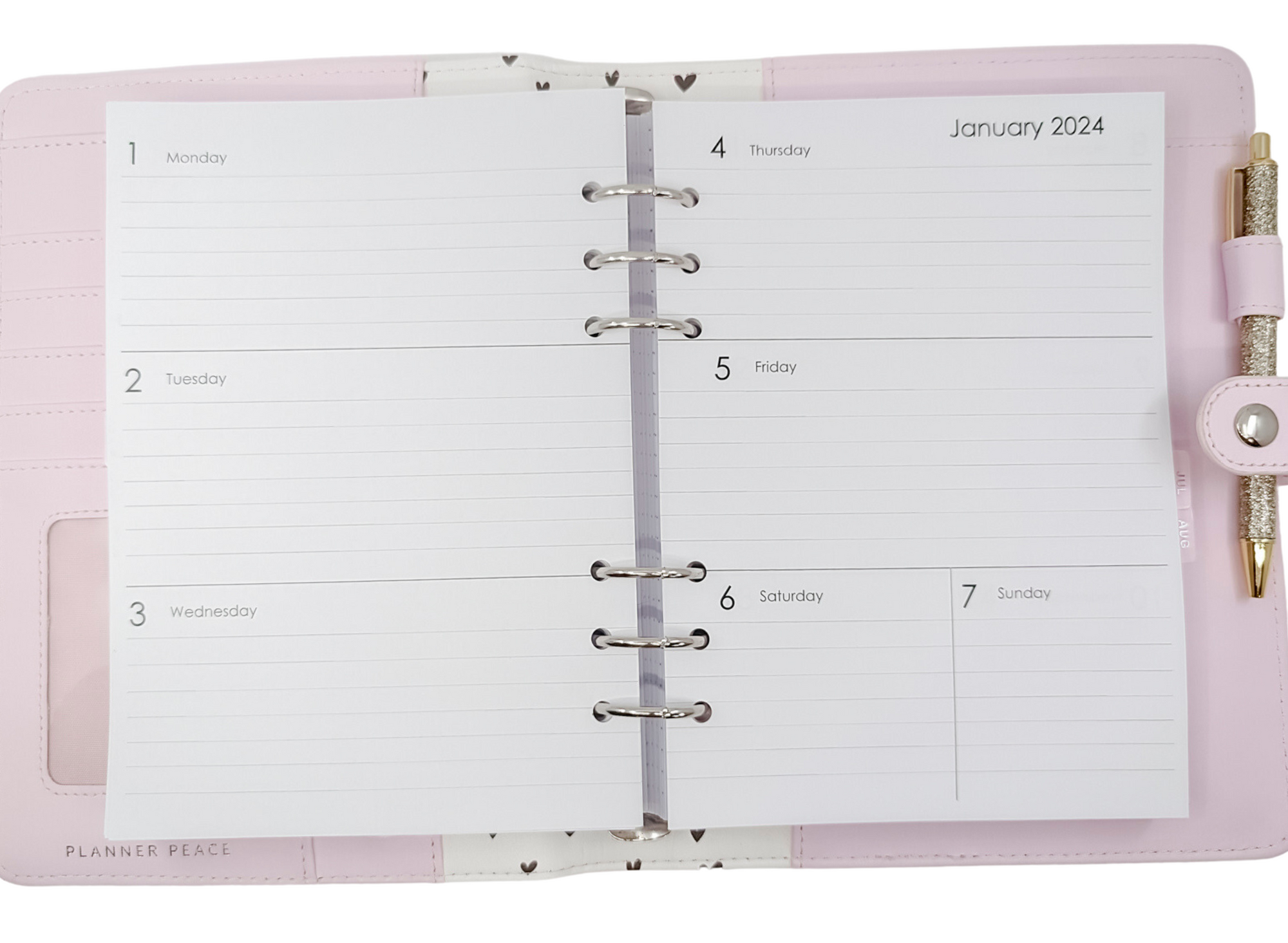 A5 Planner Refill bestselling horizontal weekly planner inserts