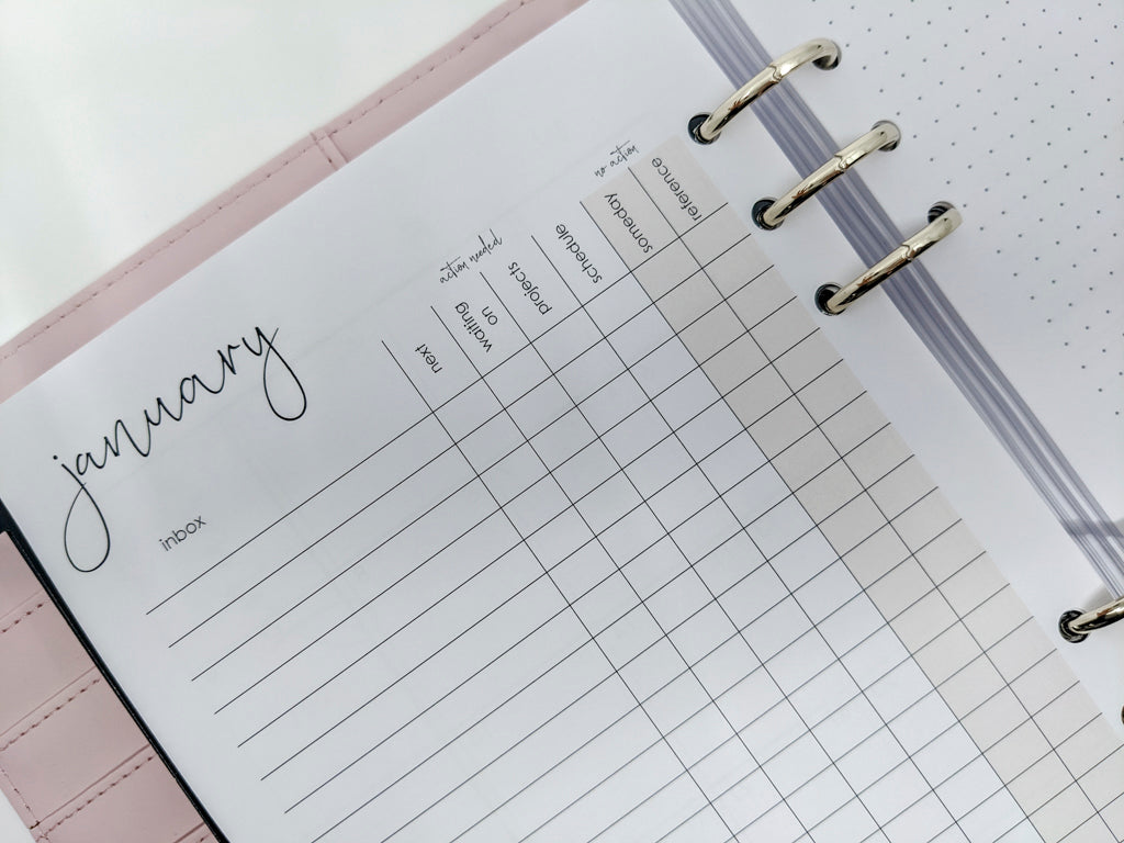 Business Planner Bundle - Planner and Dividers included