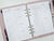 A5 business planner by Planner Peace weekly layout