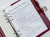 A5 tax checklist