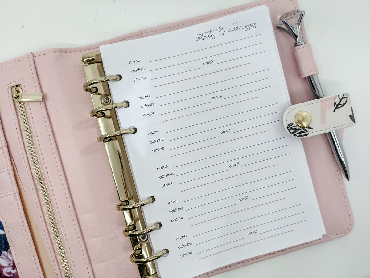 B6 Contacts and Addresses