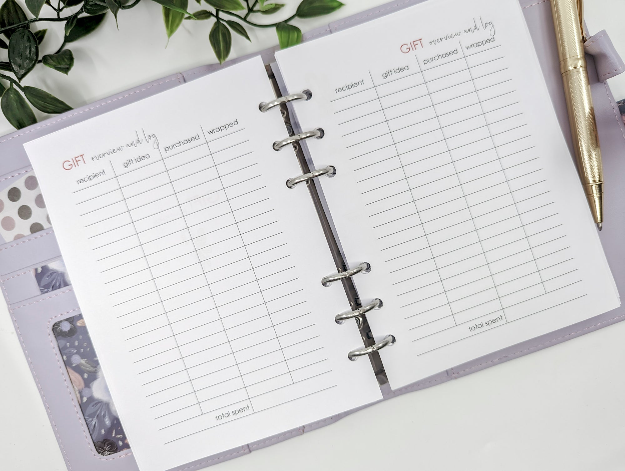 B6 Planner Refill for Christmas planning by Planner Peace Australia