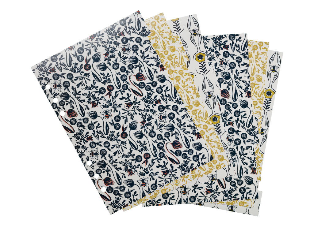 A5 Bee Mine Planner Dividers by Planner Peace Australia