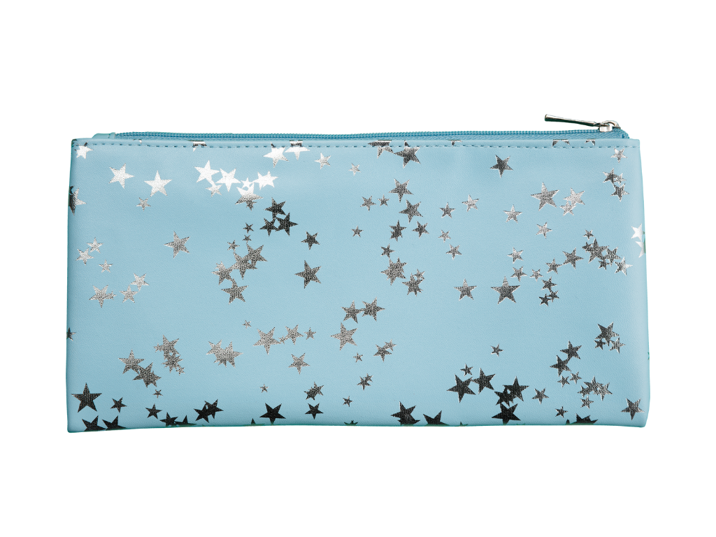 Silver Starlight Pencil Case